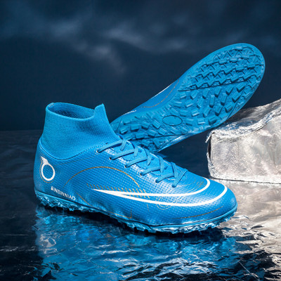 ZHENZU 2022 fg Futbolo batai Chuteira Campo AG / TF Futbolo batai Vaikams berniukams Itin lengvi futbolo apkabos sportbačiai dideli 35–45 dydžiai