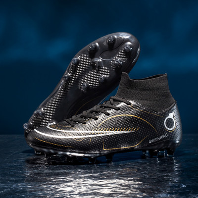 ZHENZU 2022 fg Futbolo batai Chuteira Campo AG / TF Futbolo batai Vaikams berniukams Itin lengvi futbolo apkabos sportbačiai dideli 35–45 dydžiai