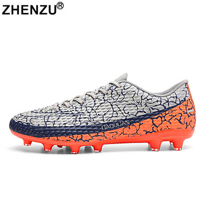 ZHENZU 32-47 méretű gyepfocicipő férfi fiú tornacipő eredeti futballcipő AG TF gyerek foci kapcsos edzőcipő