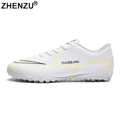 ZHENZU 32-47 méretű gyepfocicipő férfi fiú tornacipő eredeti futballcipő AG TF gyerek foci kapcsos edzőcipő