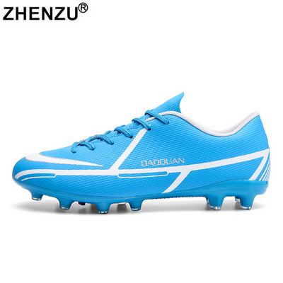 ZHENZU 32-47 méretű gyepfocicipő férfi fiú tornacipő eredeti futballcipő AG TF gyerek foci kapcsos edzőcipő