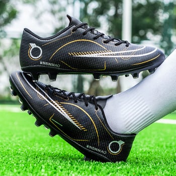 ZHENZU 35-45 Εξαιρετικά ελαφριά παπούτσια ποδοσφαίρου Παπούτσια για αγόρια Αυθεντικά ανδρικά παιδικά μποτάκια ποδοσφαίρου Ποδοσφαιρικά σίτες Futsal zapatos de futbol