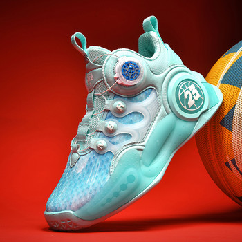 Νέα μάρκα παιδικά παπούτσια μπάσκετ Αναπνεύσιμα και άνετα Παιδικά αθλητικά παπούτσια Μόδα Υπαίθρια παπούτσια μπάσκετ για αγόρια