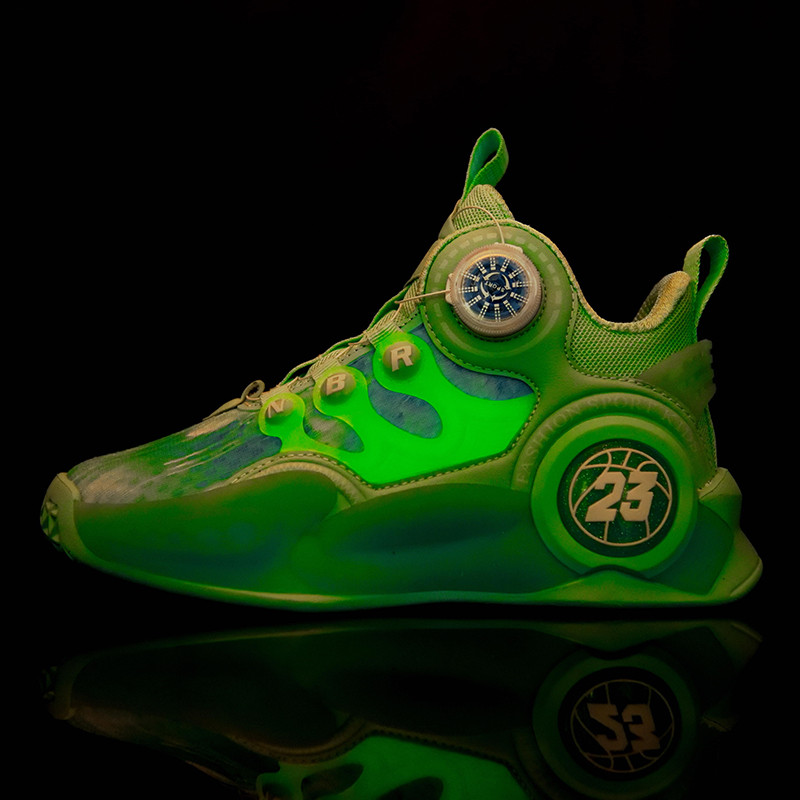 Új gyermek márkájú kosárlabdacipők Légáteresztő és kényelmes gyermek sportcipők Divat szabadtéri fiú kosárlabdacipők