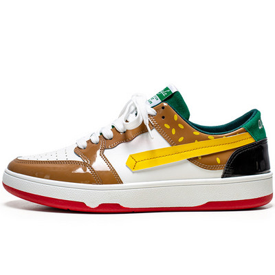 Топ мъжки ежедневни обувки Модни луксозни дизайнерски черни обувки за скейтборд на открито Мъжки бели маратонки Plate-forme маратонки