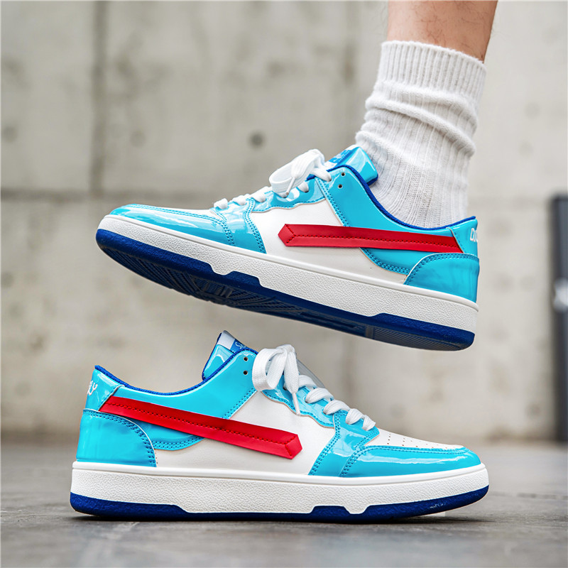 Топ мъжки ежедневни обувки Модни луксозни дизайнерски черни обувки за скейтборд на открито Мъжки бели маратонки Plate-forme маратонки