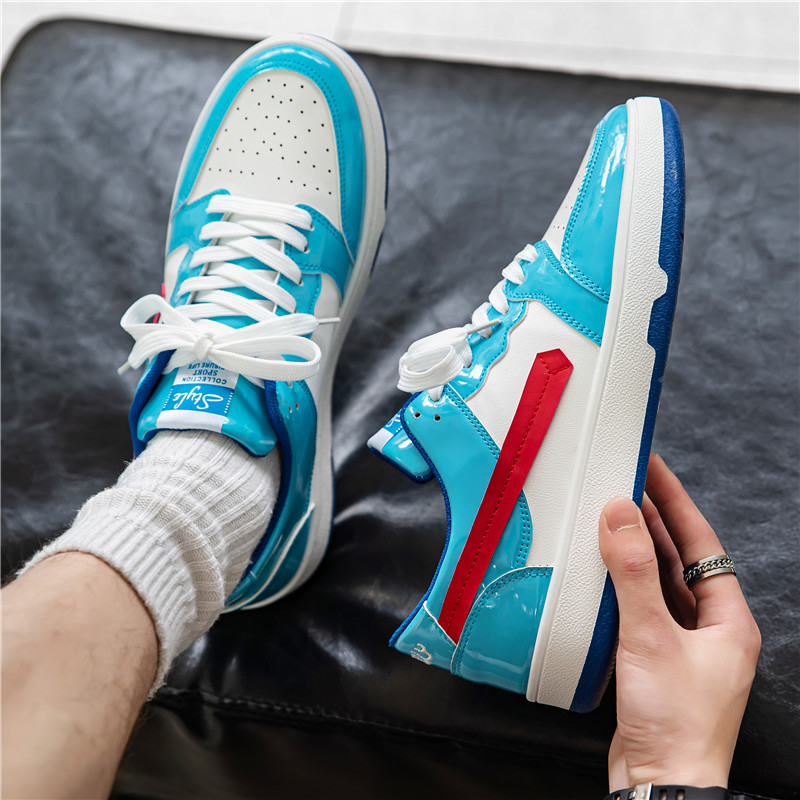 Топ мъжки ежедневни обувки Модни луксозни дизайнерски черни обувки за скейтборд на открито Мъжки бели маратонки Plate-forme маратонки