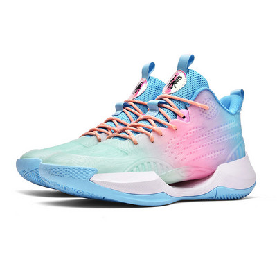 TopFight 2023 fluorescencinio dizaino vyriški krepšinio batai vidutinio kirpimo moteriški neslystantys amortizatoriai krepšinio batai sportbačiai