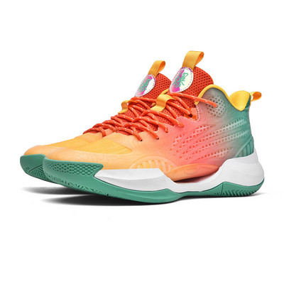 TopFight 2023 fluorescencinio dizaino vyriški krepšinio batai vidutinio kirpimo moteriški neslystantys amortizatoriai krepšinio batai sportbačiai