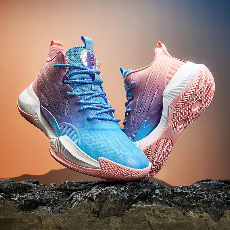 TopFight 2023 fluorescencinio dizaino vyriški krepšinio batai vidutinio kirpimo moteriški neslystantys amortizatoriai krepšinio batai sportbačiai