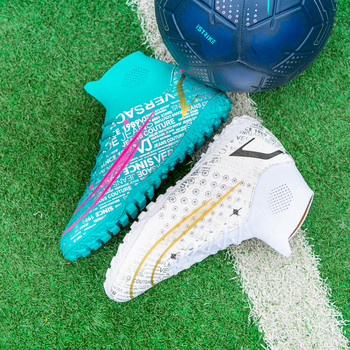 Εφηβικό μποτάκι ποδοσφαίρου που αναπνέει ανδρικά παπούτσια ποδοσφαίρου Επαγγελματικά παπούτσια ποδοσφαίρου TF/FG σίτες για ενήλικες παιδικά αθλητικά παπούτσια μεγέθους 35-45 Zapatos