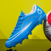 Professzionális TF/FG futballcipők férfiaknak és nőknek csúszásmentes unisex futballcipők 35-45 méretű, hosszú tüskés és lapos talpú tornacipők