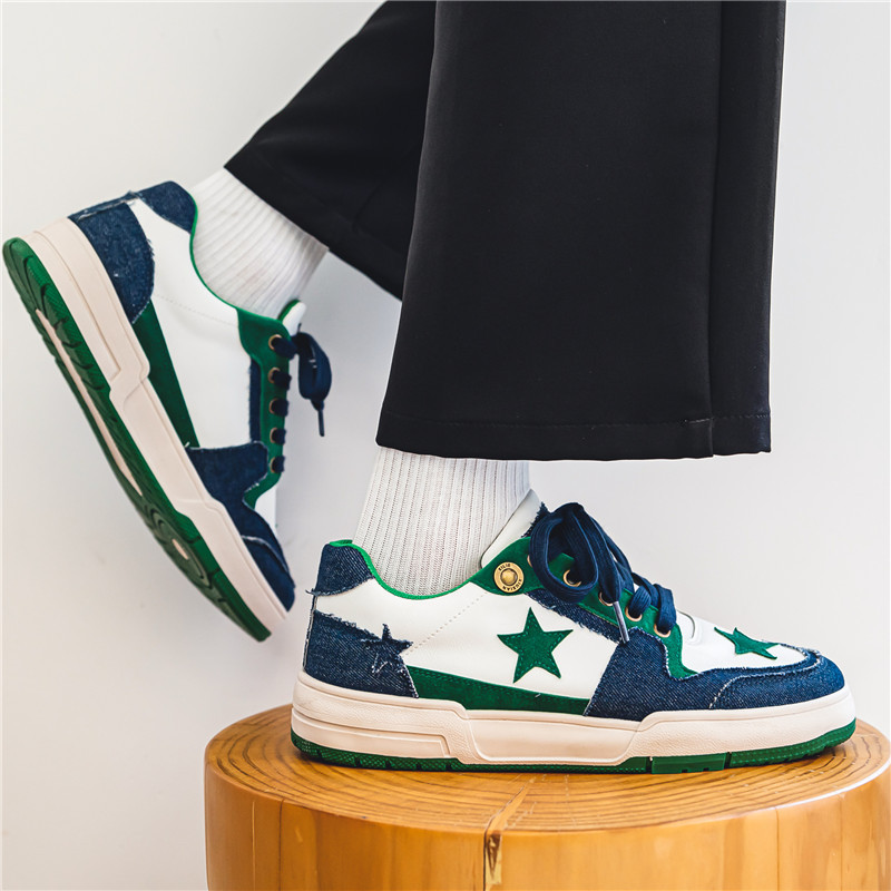 Top Férfi Alkalmi Cipők Divat Luxus Designer Fekete kültéri sport gördeszkacipők Férfi fehér edzőcipők Plate-forme tornacipők