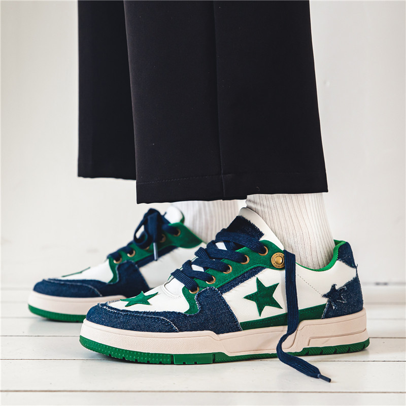 Top Férfi Alkalmi Cipők Divat Luxus Designer Fekete kültéri sport gördeszkacipők Férfi fehér edzőcipők Plate-forme tornacipők