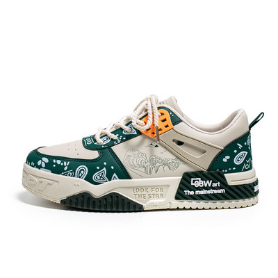 Top Férfi Alkalmi cipők Divat Luxus Designer Fekete kültéri sport gördeszkacipők Férfi fehér edzőcipők Plate-forme tornacipők