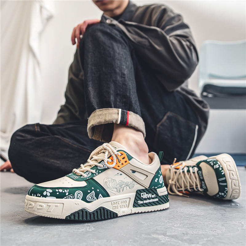 Top Férfi Alkalmi cipők Divat Luxus Designer Fekete kültéri sport gördeszkacipők Férfi fehér edzőcipők Plate-forme tornacipők