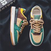 Топ мъжки ежедневни обувки Модни луксозни дизайнерски черни обувки за скейтборд на открито Мъжки бели маратонки Plate-forme маратонки