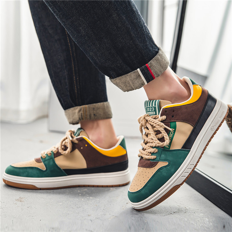 Топ мъжки ежедневни обувки Модни луксозни дизайнерски черни обувки за скейтборд на открито Мъжки бели маратонки Plate-forme маратонки