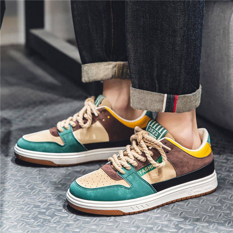 Топ мъжки ежедневни обувки Модни луксозни дизайнерски черни обувки за скейтборд на открито Мъжки бели маратонки Plate-forme маратонки