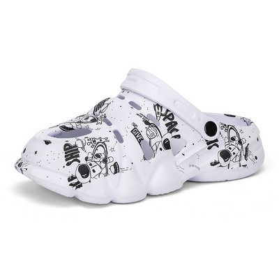 BOANXIL nyári férfi divat sokoldalú légáteresztő papucs csúszásmentes papucs szabadtéri alkalmi kerti cipő Strandszandál férfiaknak