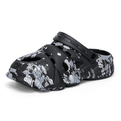 BOANXIL nyári férfi divat sokoldalú légáteresztő papucs csúszásmentes papucs szabadtéri alkalmi kerti cipő Strandszandál férfiaknak