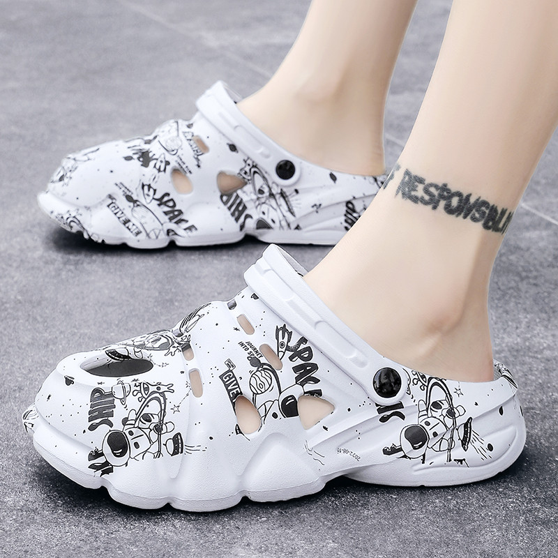 BOANXIL nyári férfi divat sokoldalú légáteresztő papucs csúszásmentes papucs szabadtéri alkalmi kerti cipő Strandszandál férfiaknak