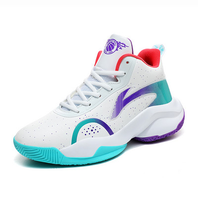 Márka Férfi Kosárlabda Cipők Csúszásmentes Sportcipők Légáteresztő Párnák Tornatermi Edzés Sportcipők Trend Boys Kosárlabda Sneaker