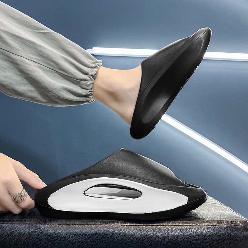 2023. aasta uued suvised tossud, tossud meestele, naiste, paksu põhjaga kiilusandaalid, pehmed kerged unisex-spordiga rannasandaalid