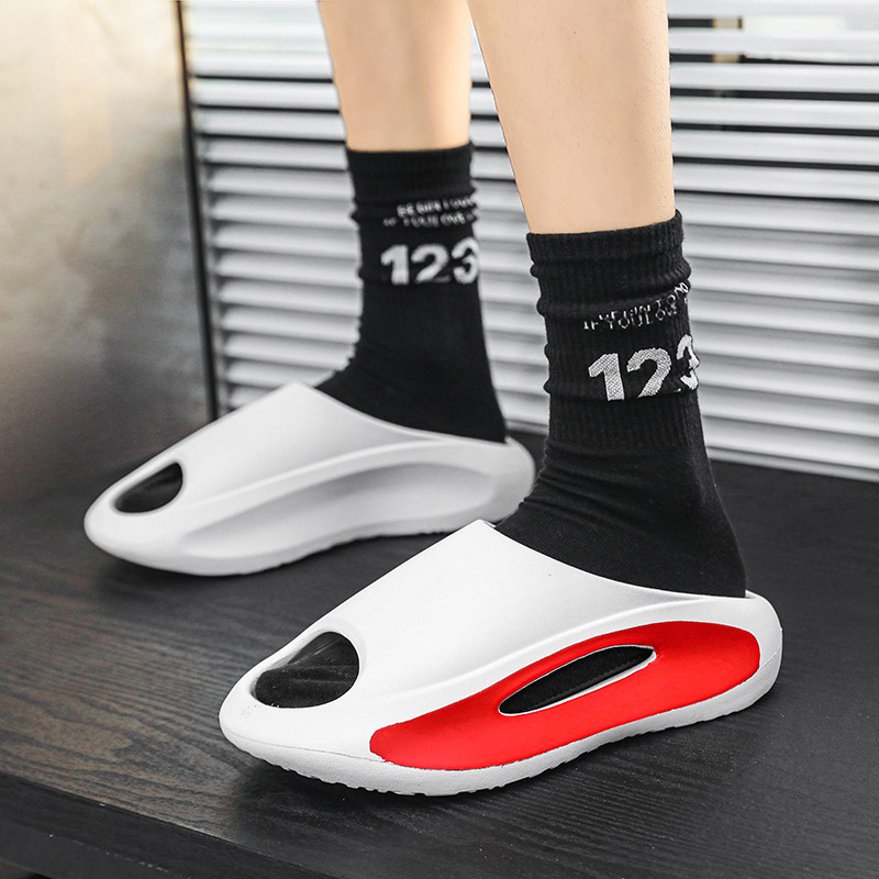 2023. aasta uued suvised tossud, tossud meestele, naiste, paksu põhjaga kiilusandaalid, pehmed kerged unisex-spordiga rannasandaalid