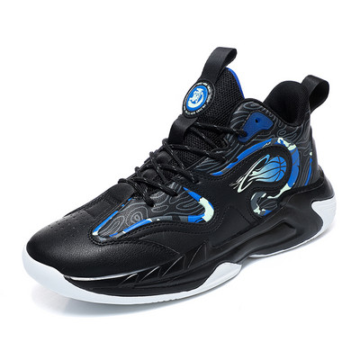 Professzionális férfi kosárlabdacipő gumitalp csúszásmentes sportcipő férfi tornacipő csúszásgátló magas felső lélegző kosárlabdacipő