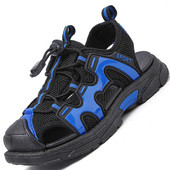 Jaunas 2023. gada vasaras pludmales ūdens bērnu sandales Modes apavi Viegli, neslīdoši, mīksta apakša, ēnojums, āda zēniem, ērti