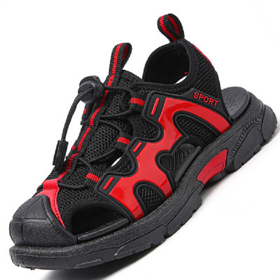 Jaunas 2023. gada vasaras pludmales ūdens bērnu sandales Modes apavi Viegli, neslīdoši, mīksta apakša, ēnojums, āda zēniem, ērti