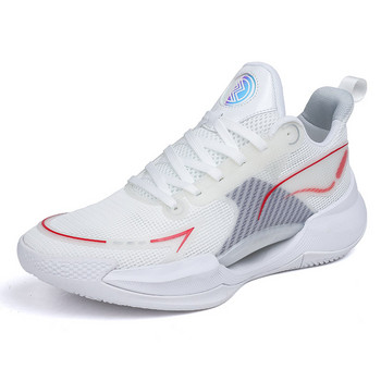 2023 Гореща разпродажба Баскетболни обувки за мъже Противоплъзгащи се спортни обувки Дамски висококачествени баскетболни обувки Унисекс Летни маратонки на открито
