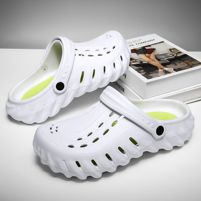 BOANXIL jauni liela izmēra alas apavi vīriešu vasaras komplektā, galvas ērtas sandales, biezas apakšas odere Sporta pludmales sandales vīriešiem