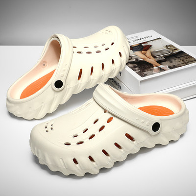 BOANXIL jauni liela izmēra alas apavi vīriešu vasaras komplektā, galvas ērtas sandales, biezas apakšas odere Sporta pludmales sandales vīriešiem