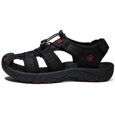 Καλοκαιρινά ζεστά φθηνά μπλε ανδρικά σανδάλια παραλίας Αντιολισθητικά αθλητικά πέδιλα εξωτερικού χώρου Ανδρικά ανδρικά αδιάβροχα δερμάτινα σανδάλια sandalia masculina