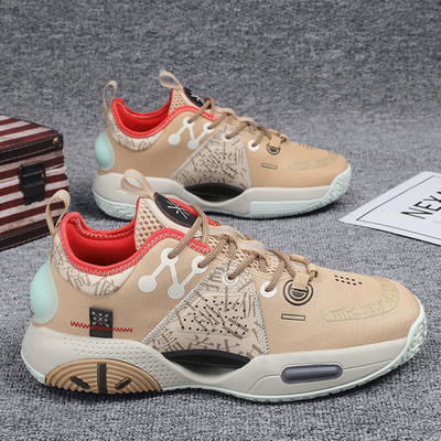 BOANXIL Λαστιχένια εξωτερική σόλα Αντιολισθητικά παπούτσια μπάσκετ Σχέδιο μόδας Personality Running Αθλητικά Παπούτσια Πρακτικής προπόνησης Ανδρικά παπούτσια