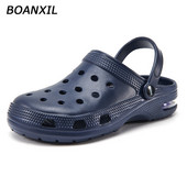 BOANXIL Férfi Nyári Kényelmes és Sokoldalú Strandszandál Divatos Könnyű Alkalmi Cipők Csúszásmentes barlangi cipők 38-47 méret