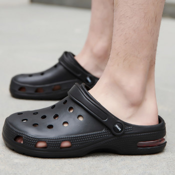 BOANXIL Мъжки летни удобни и универсални плажни сандали Модни леки ежедневни обувки Нехлъзгащи се пещерни обувки Размер 38-47