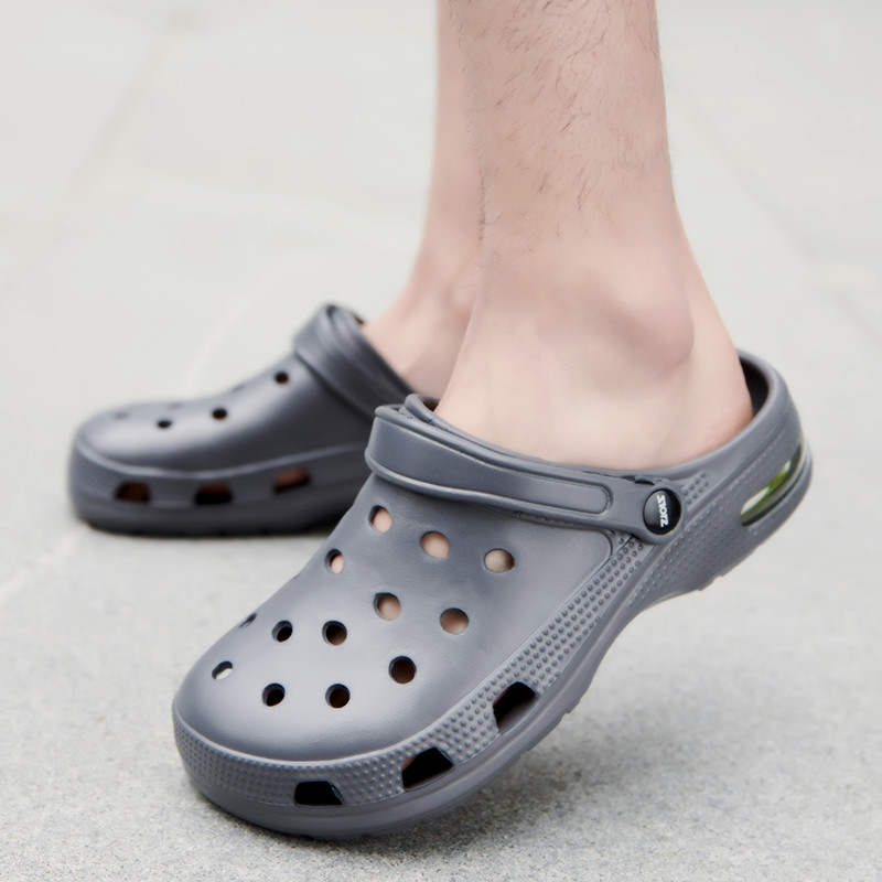 BOANXIL Férfi Nyári Kényelmes és Sokoldalú Strandszandál Divatos Könnyű Alkalmi Cipők Csúszásmentes barlangi cipők 38-47 méret