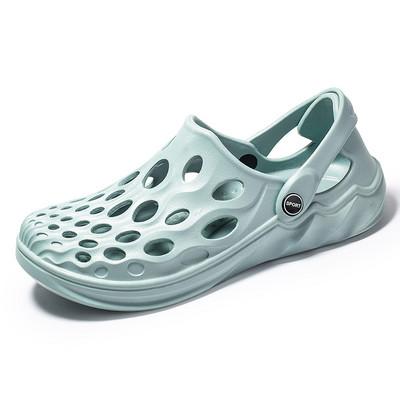 Vasaras dārzs koka tupeles maskēšanās vīriešu sandales 2023 vīriešu apavi Pludmales āra pretslīdes sporta čības pārgājienu sandales vīriešiem sievietēm