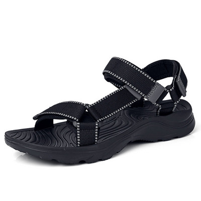 Vasaros prekės ženklo „Sandale“ vyriškos šlepetės Madingos poros Batai Kulkšnies dirželiai Patogūs lauko paplūdimio sandalai Vyriški dideli 46 dydžio sandalai