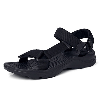 Vasaros prekės ženklo „Sandale“ vyriškos šlepetės Madingos poros Batai Kulkšnies dirželiai Patogūs lauko paplūdimio sandalai Vyriški dideli 46 dydžio sandalai