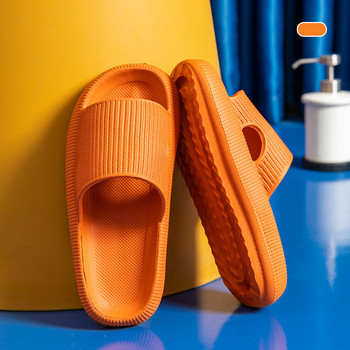 Плажни чехли Чехли с дебела платформа Летни сандали с мека подметка Мъжки дамски вътрешни чехли за баня против плъзгане