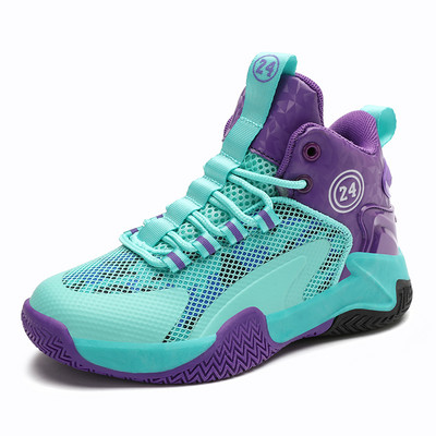Modes Bērnu basketbola apavi Zēnu sporta apavi Elpojoši Neslīdoši Meiteņu āra sporta apavi ikdienas apavi bērniem
