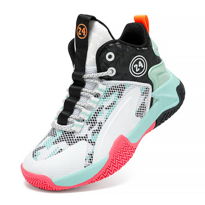 Modes Bērnu basketbola apavi Zēnu sporta apavi Elpojoši Neslīdoši Meiteņu āra sporta apavi ikdienas apavi bērniem