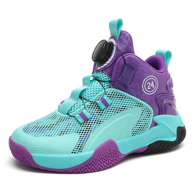Modes Bērnu basketbola apavi Zēnu sporta apavi Elpojoši Neslīdoši Meiteņu āra sporta apavi ikdienas apavi bērniem