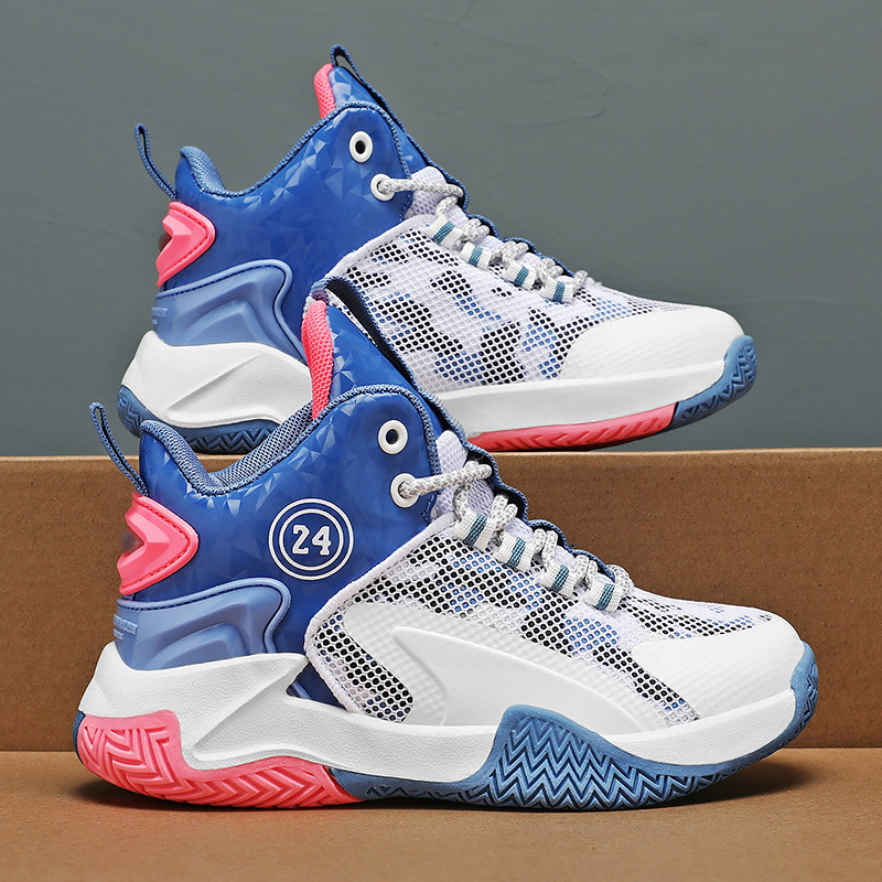 Modes Bērnu basketbola apavi Zēnu sporta apavi Elpojoši Neslīdoši Meiteņu āra sporta apavi ikdienas apavi bērniem