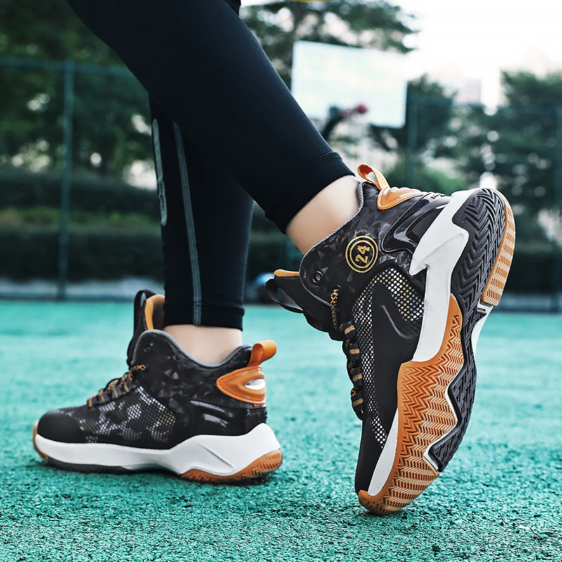 Modes Bērnu basketbola apavi Zēnu sporta apavi Elpojoši Neslīdoši Meiteņu āra sporta apavi ikdienas apavi bērniem