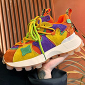 Brand Ženske cipele za skateboarding Tenisice s ravnim debelim potplatom Ženske sportske cipele Prozračne Zapatos Mujer Gumene čizme Ženske cipele